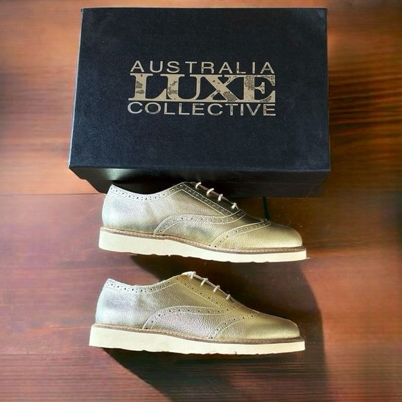 Australia Lux Collective George Gold Oxfords - Picture 5 of 16